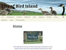Tablet Screenshot of birdislandcity.com
